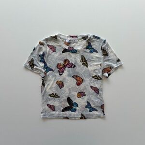 Mesh Butterfly Tee
